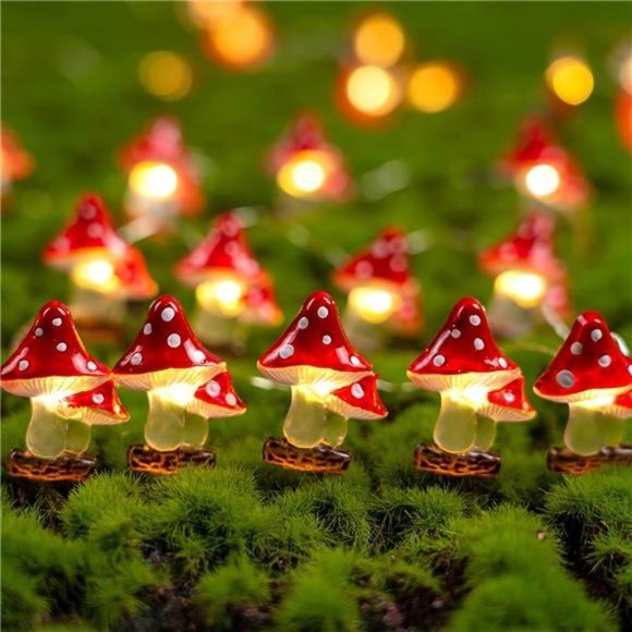 NEW Mushroom Outdoor Lights - Picture 3 of 5